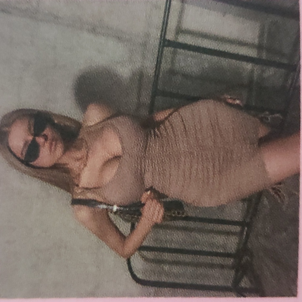 Drawstring Side Tie Back Cami Dress